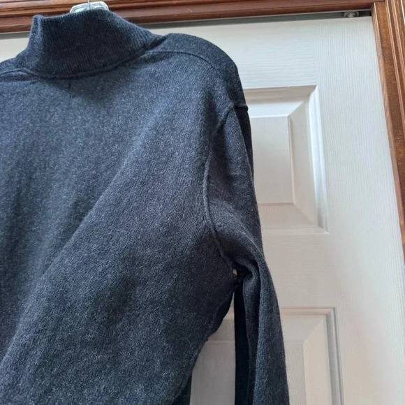 Banana Republic Luxury Blend Angora Cashmere Cotton Button Up Pullover size L - Picture 9 of 10